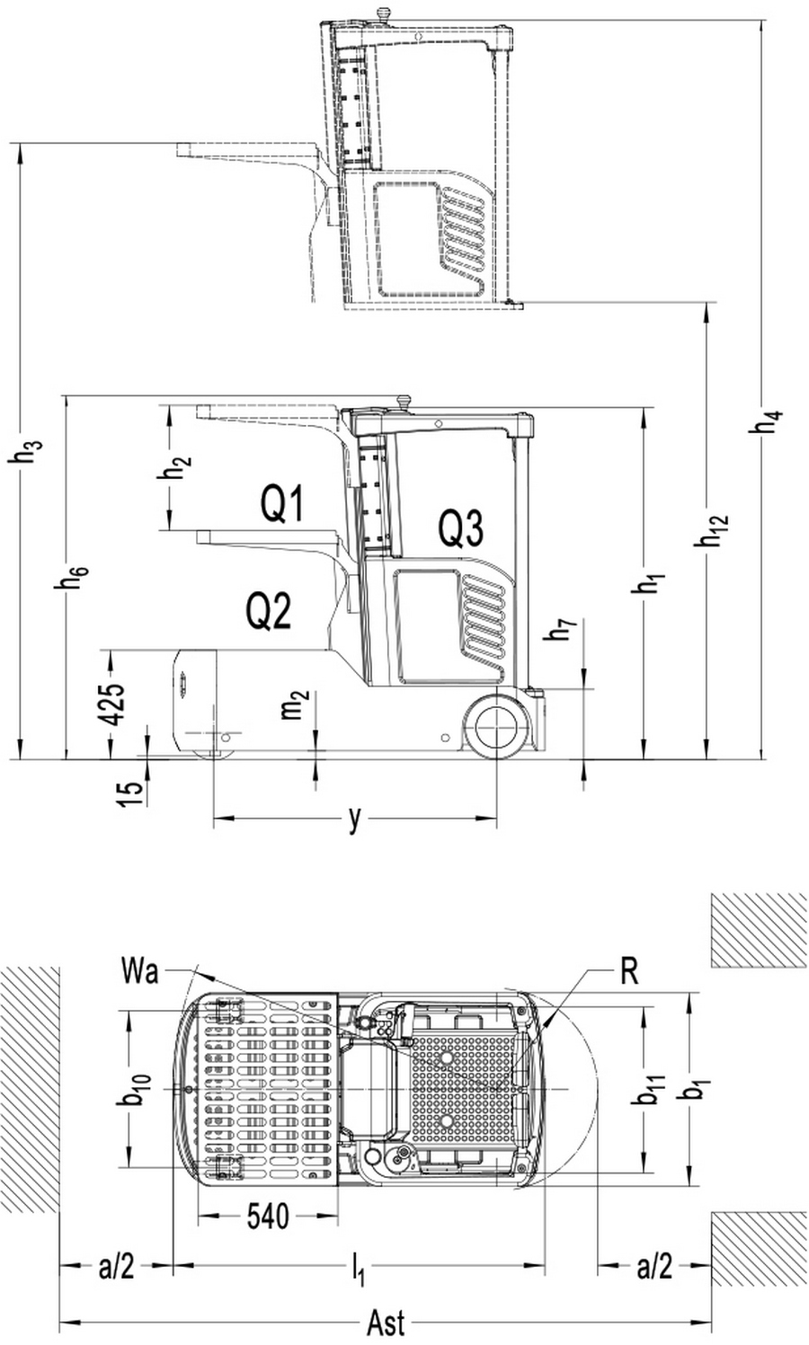高空取料機,電動揀選車